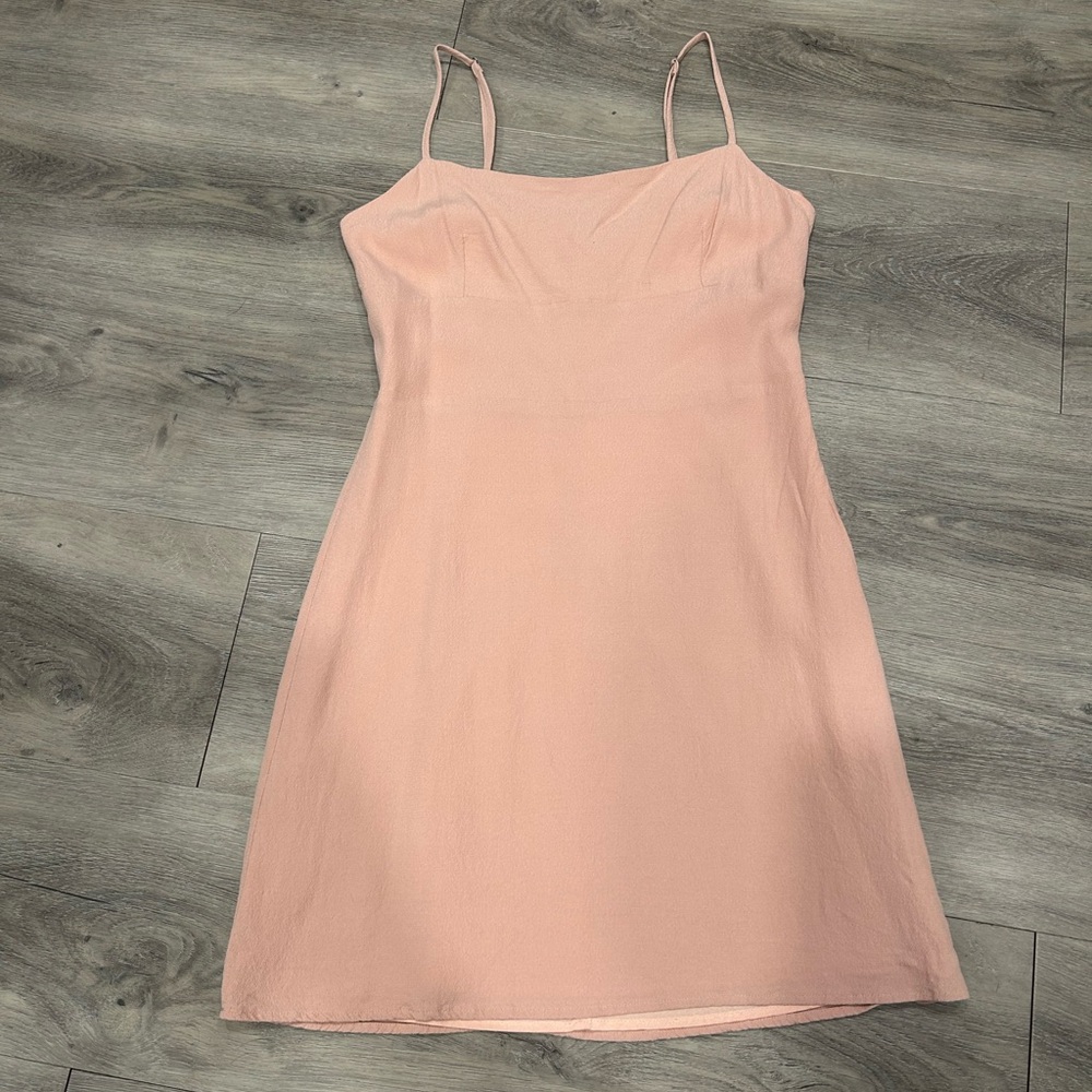 Aritzia Pink Mini Dress Perfect for Casual Outings - Picture 2 of 5